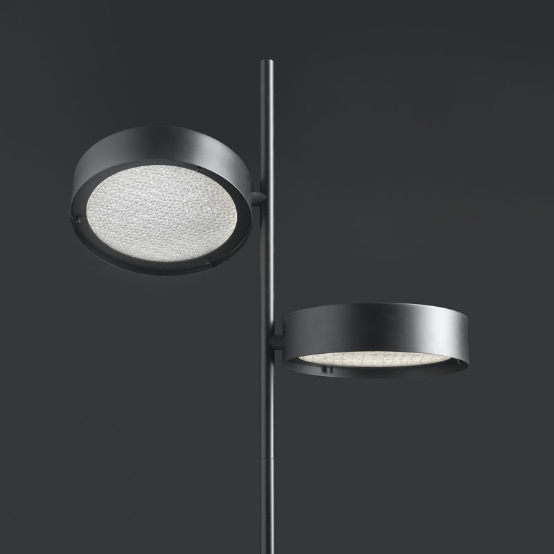Berlin LED Tree Floor Lamp, Matte Black
