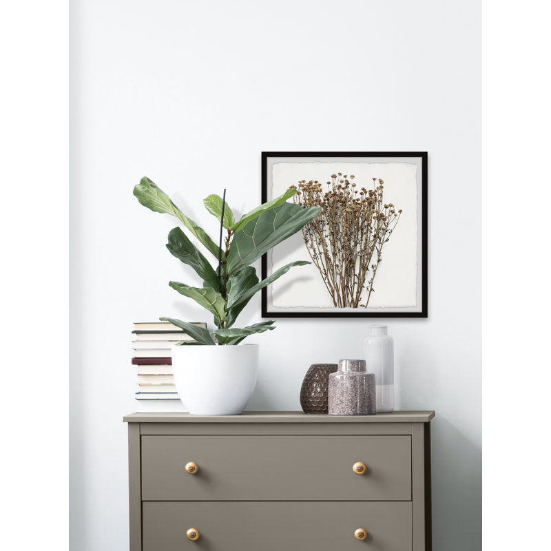 Dried Floral - Single Picture Frame Painting, 51 cm H x 51 cm W