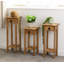 Dodge Rectangular Nesting Solid Wood Plant Stand