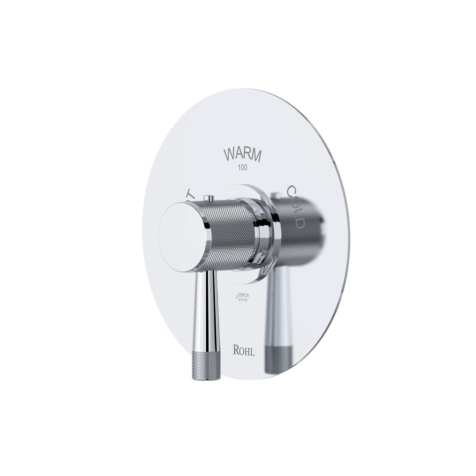 Terrell 3/4" Thermostatic Trim without Volume Control, Polished Chrome