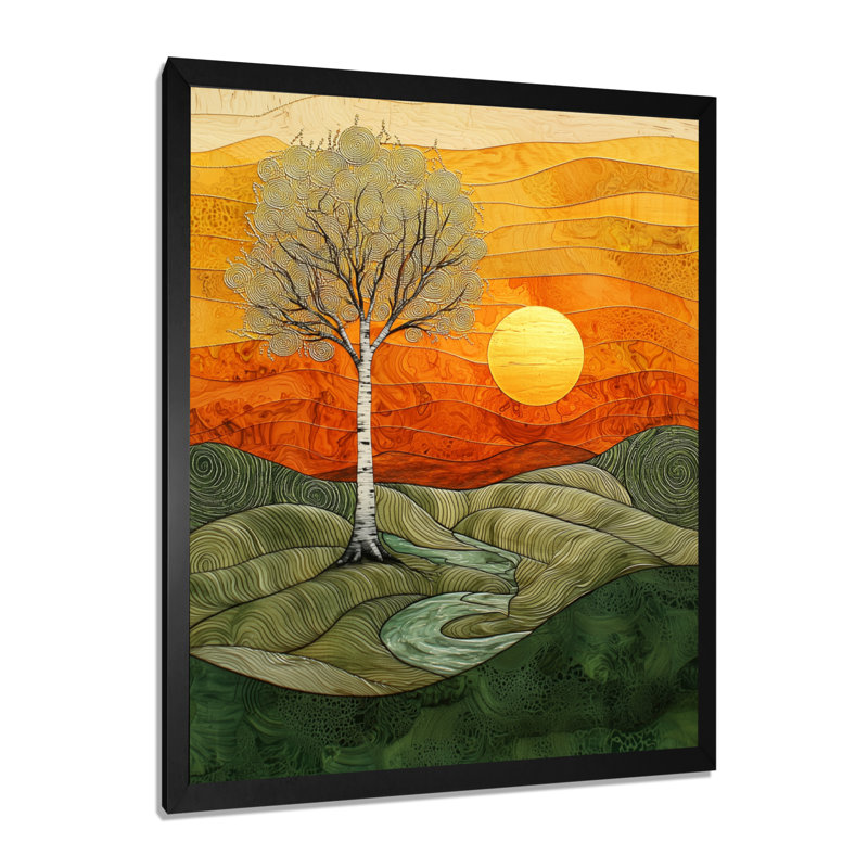Whittlesey - paysages, impressions d'art mural, Noir, H 20 po x l 12 po, Reproduction encadrée d'une seule photo