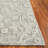 Marquee 510 Hand Tufted Wool/Cotton/Pet Yarn Floral Rug in Gray/Ivory-108596743