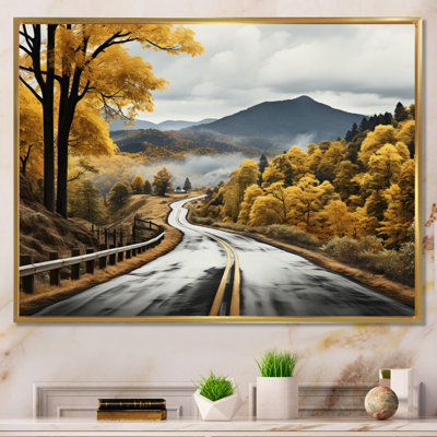 " Road Through Yellow Forest I "