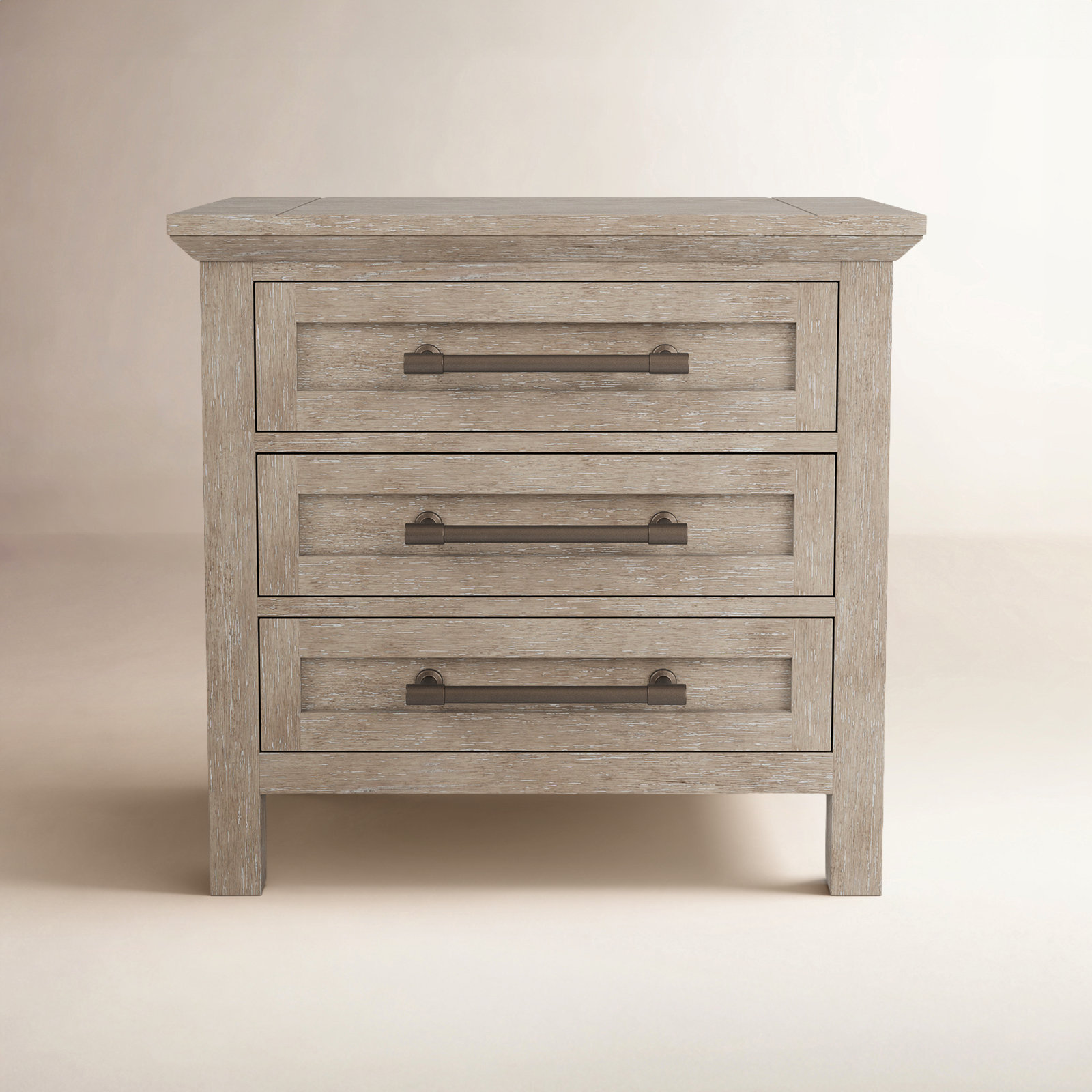 Walter 3-Drawer Nightstand