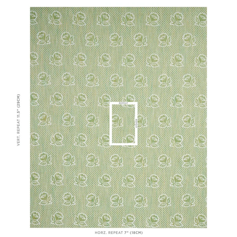 Fleurette Fabric, Leaf
