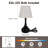 Three-Level Dimming Dual-Head Small Bedside Lamp Set, Black Desk Lamp Suitable for Children's Rooms, Offices, Living Rooms, and Side Tables -1124431087