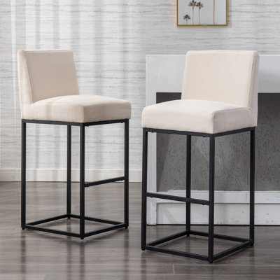Bernardini Modern Upholstered Counter Stool
