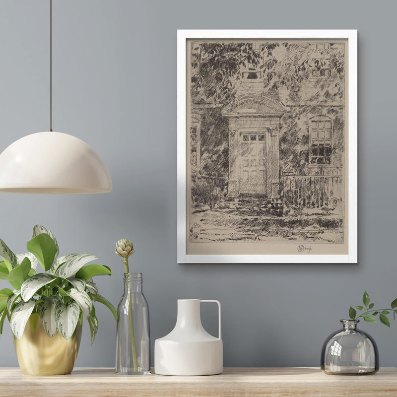 " & Farmhouse Sketch Wall Art Floral Botanical Prints Natural Landscape For Living Room Bedroom ", White