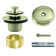 1-3/8" Twist & Close Bathtub Drain Trim with One-Hole Overflow and Universal Adaptor