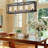 Prathik 5-Light Dining Room Chandelier with Clear Glass,Oiled Rubbed Bronze Finish