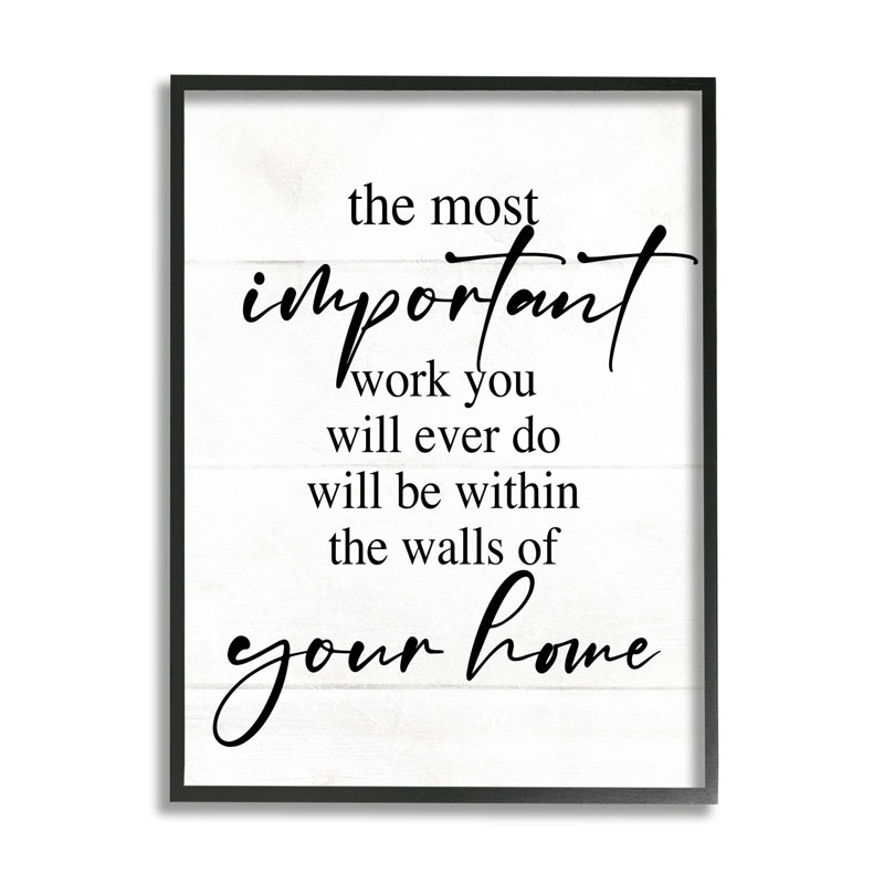 Un travail important à accomplir - 092, Giclée encadrée noir minuit, H 30 po x l 24 po x P 1,5 po