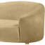 Causeuse courbée en velours 67 po Shurtz-387549270