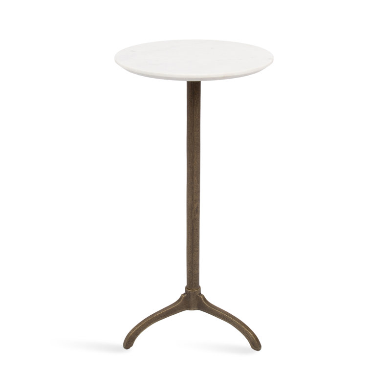 Thora Cast Aluminum Round Side Table