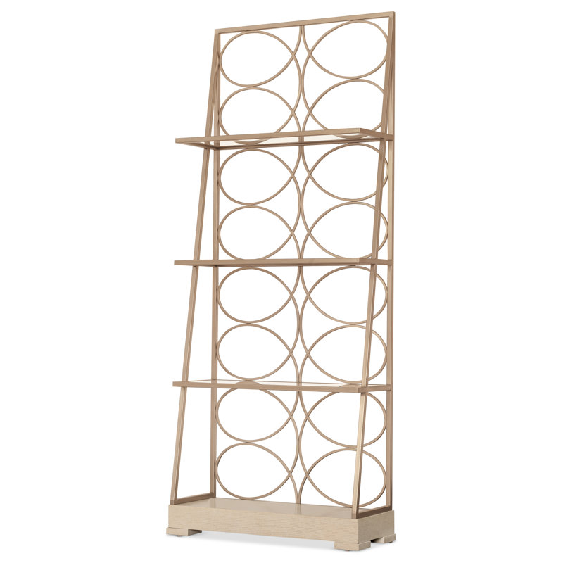Melange Flourish Etagere Bookcase