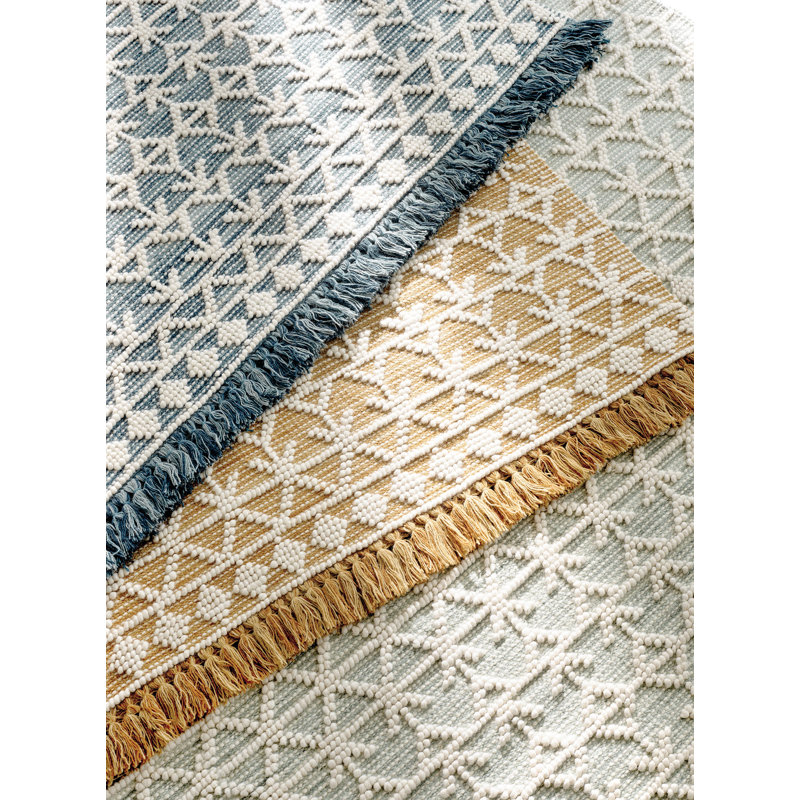 Pembrook Ochre Handwoven Wool Rug, Runner 2'6" x 8'