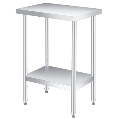 60.69cm W Stainless Steel Top Workbench