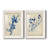 " Indigo Leaf Study I " 2 - Pieces-793904527-793872673-793872676