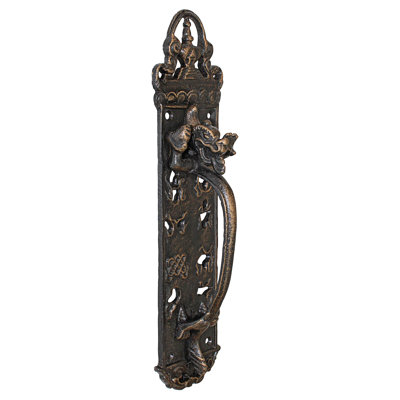 The Durley House Dragon Push/Pull Plate