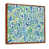 Toile avec cadre flottant brun