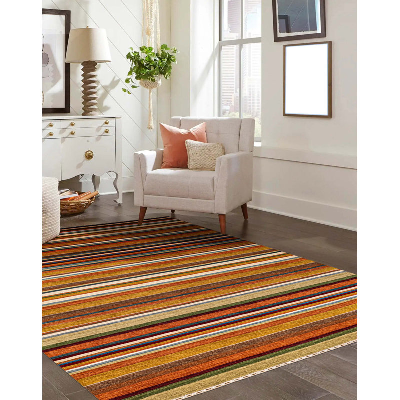Tapis multicolore Indo Gabbeh 8 pi 0 po x 9 pi 9 po