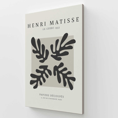 Affiche La Gerbe en noir Matisse
