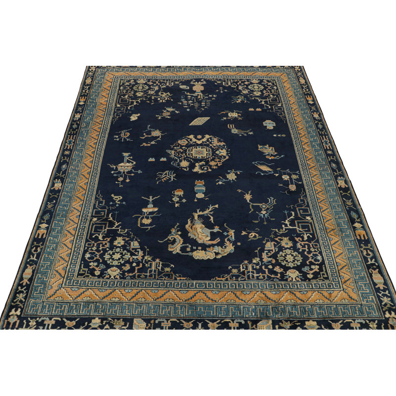 One-of-a-Kind 10'6" x 13'3" Hand Knotted Area Rug