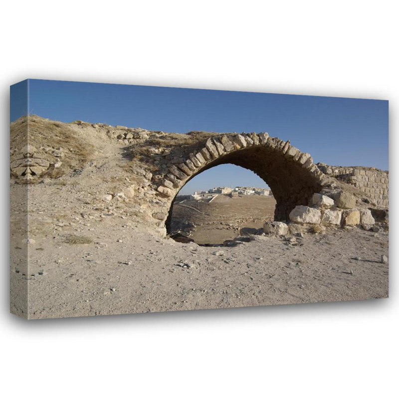 Le château d'Al Karak, Jordanie, H 32 po x l 48 po