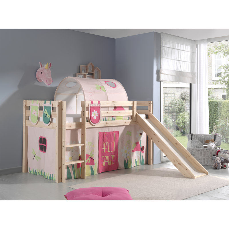 Escalera Loft Bed, 90 x 200 cm, Premium, Beige