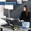 Convertisseur de bureau debout à hauteur ajustable VIVO (Série DESK-V000K)-97690513-97690529
