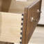 Commode et commodes rectangulaires en bois manufacturé