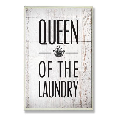 Ehme " Queen Of The Laundry With Crown "
