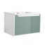 Meuble-lavabo mural 36 po avec lavabo en céramique
