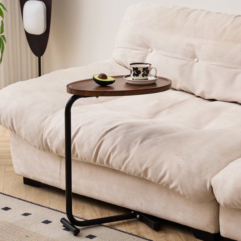 Tables en métal et brun - salon, mobilier de chambre à coucher, table de bout robuste