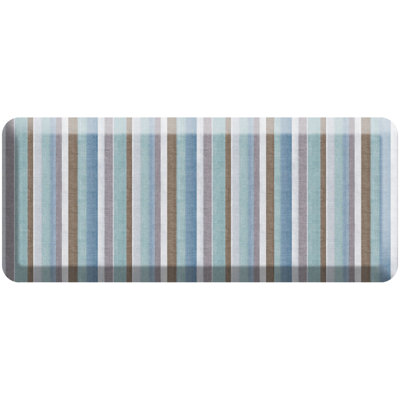 Anti-Fatigue Kitchen Comfort Mat, Sunset Boulevard Pattern in Seascape
