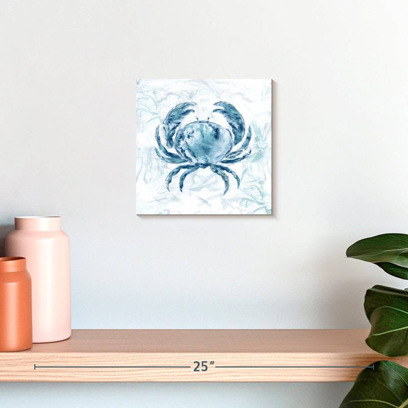 Crabe Brampt Blue Marble Coast, H 10 po x l 10 po