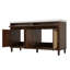 Bathroom Vanity with Double Sink ( SMC Sink ), Large Storage Space with 2 Tip-Out Trays / Flip-Out Drawers and 4 Soft Closing Doors