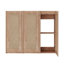 Armoire latérale de salle de bain 36 po avec portes à fermeture en douceur et conception flottante pour une utilisation efficace de l'espace