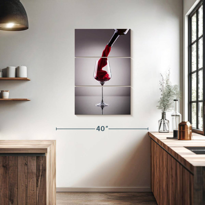 Yarlin Velvety Red Wine, 38" H x 24" W