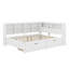 Lit de jour double en bois avec 2 tiroirs, tablette et ports de chargement USB-1793002170