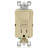 Leviton SmartlockPro 15 Amp 125 Volt Ivory GFCI Outlet 5-15R 1 Pack