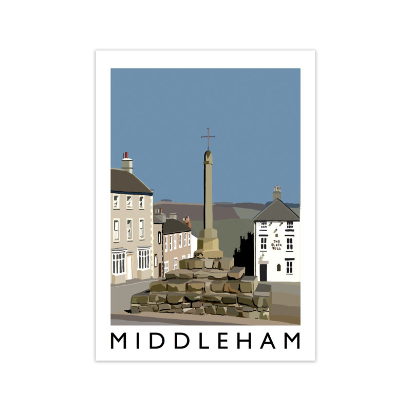 Middleham by Richard O'Neill - Print, 59.4 cm H x 42 cm W