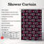 Rideau de douche Onyx Heart - Premium 5-112636777