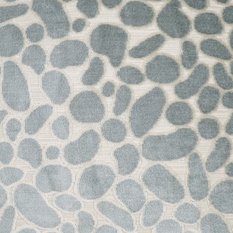Coussin décoratif Odette, Brume, Carré 22 po