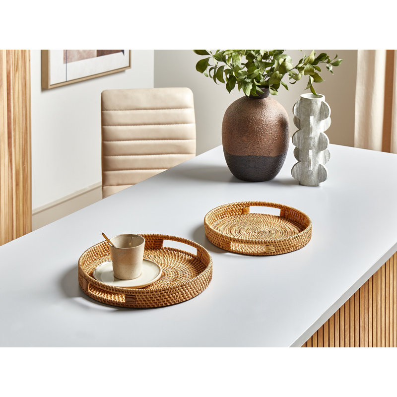 Alivea Wicker Tray - Set of 2