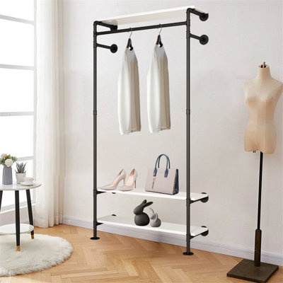 Wall Mounted Garment Rack