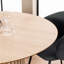 Giancarlo Round Solid Wood Base Dining Table