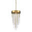4-Light 12" Round Convertible Flush Crystal Chandelier-320256750