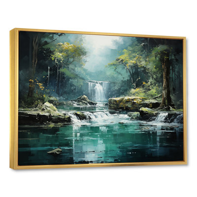 Cascade, paysage de falaise III