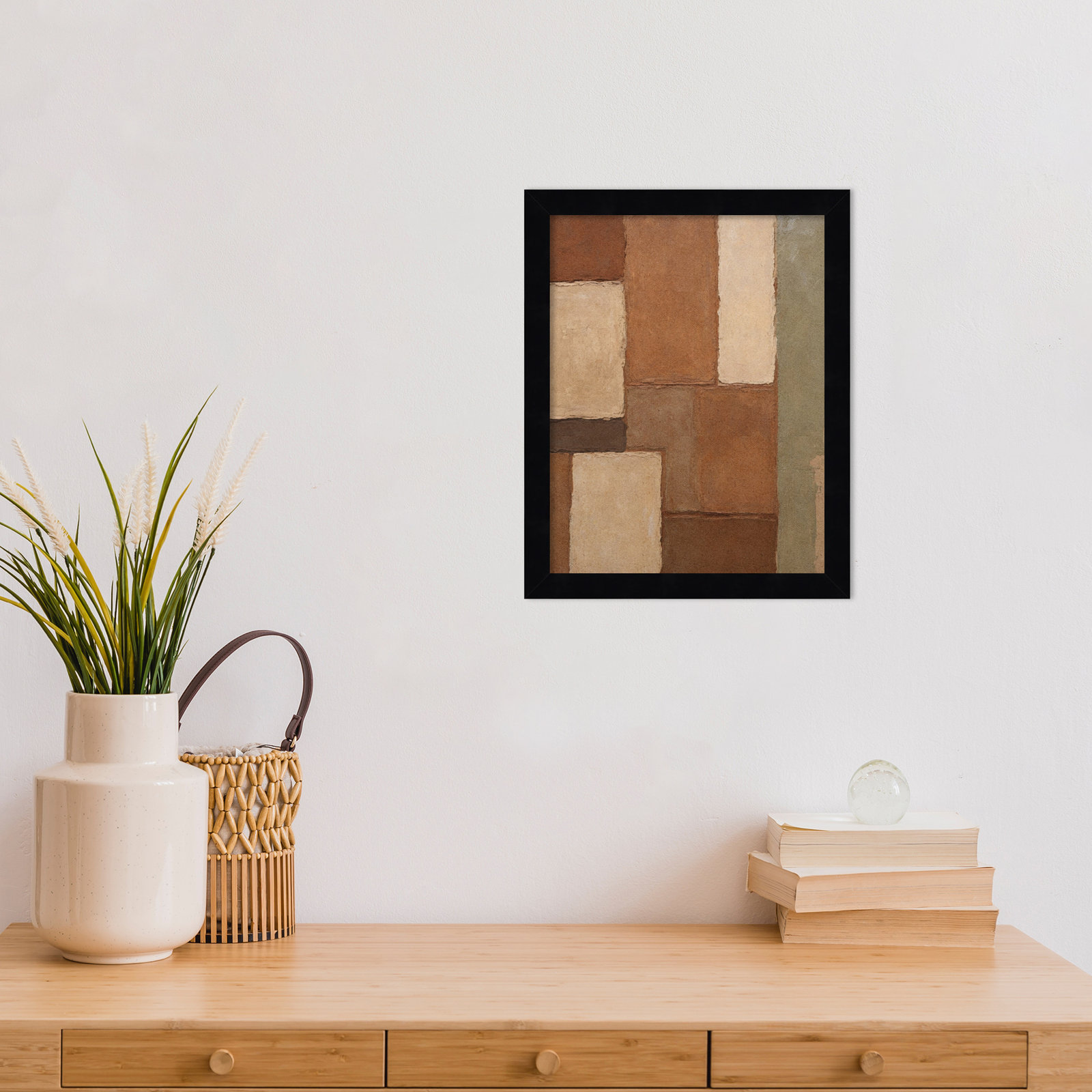Arcilla Print by Dan Hobday, 13" H x 11" W, Black