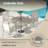 Outdoor Round Patio Dining Table, All Weather Metal Dining Table With Umbrella Hole For Deck Lawn Garden Backyard-496114702-493248486